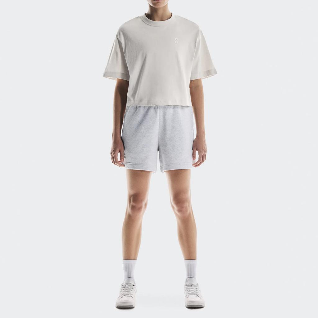 На клуб Простые Удобные Модные Мягкие Три Четверти Повседневные Шорты Женские шорты Метеоритный Серый 1WF10741756