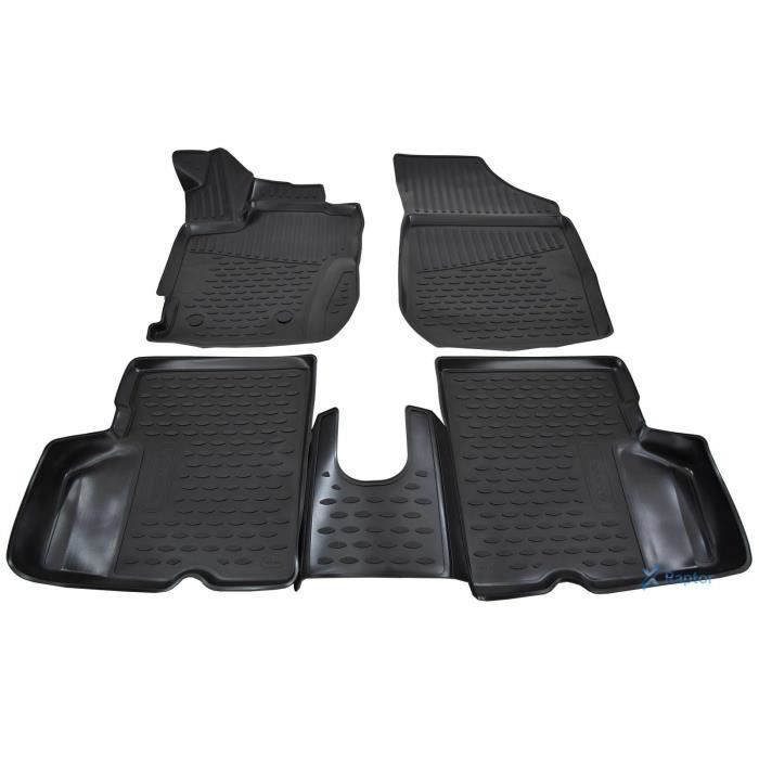 J&J AUTOMOTIVE | Tapis De Sol En Caoutchouc 3D Exclusive Pour Renault Captur 2013-2019
