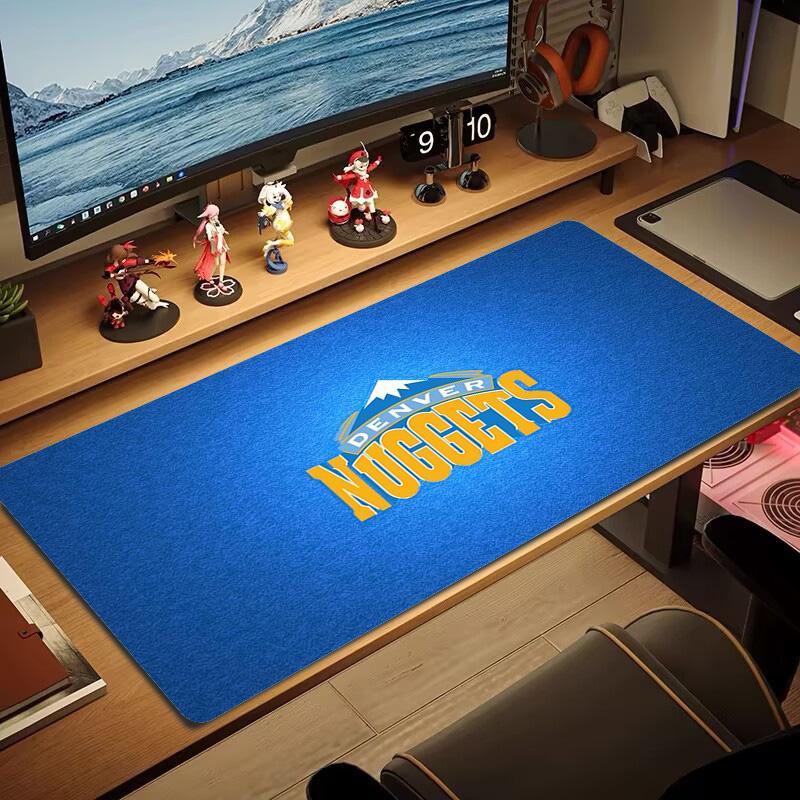 Denver Nuggets Color Mouse Pad Large Gaming Table Cushion Non-slip Laptop Tablet Big Mousepad XXL Mat Mini PC Playmat With Lock edge