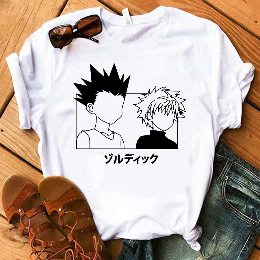 Футболка Hunter X Hunter Hisoka Morow Hxh, женская футболка с героями мультфильмов Harajuku 90S, женская футболка с короткими рукавами, летняя одежда