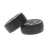 Rubber Model Car Wheels Rotatable Toy Car Modified Parts Easy Install Car Tire Model  Toy Car