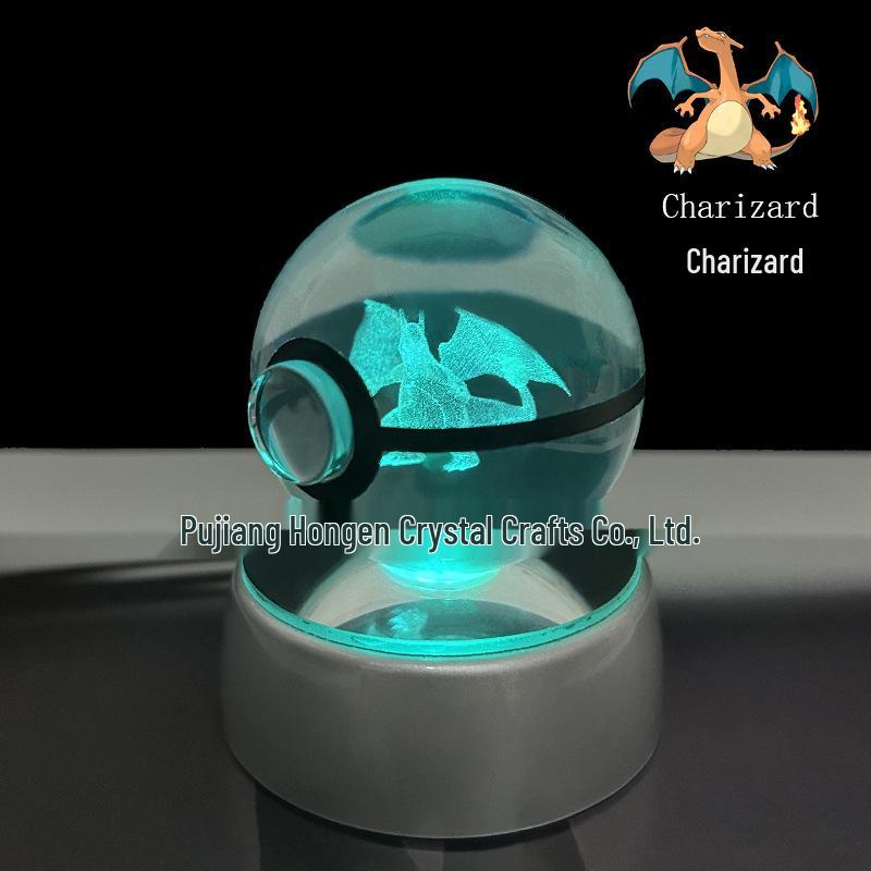 Светящийся кристальный шар Eevee, ночник-украшение