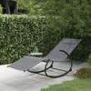 Day and Night - Day and Night Steel and Gray Textilene Rocking Lounger