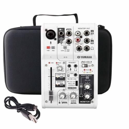 Yamaha 3-Channel AG03/AG03MK2 Webcasting Mixer Protective Carrying Case - Waiyu JP (small)