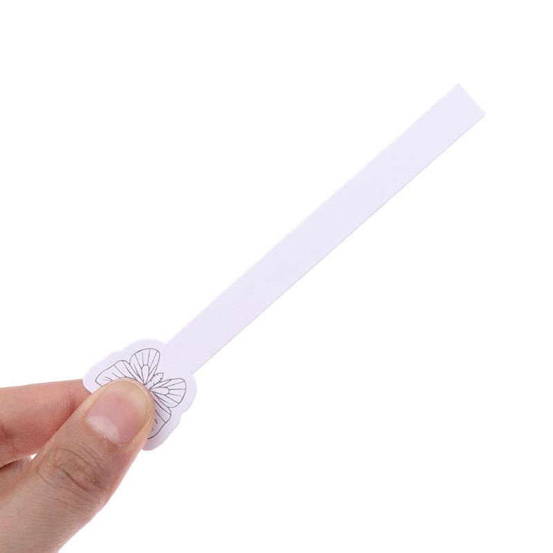 100 Pcs Aromatherapy Fragrance Perfume Essential Oils Test Paper Strips Butterfly Pattern Perfume Test Paper 115*10Mm