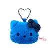 Sanrio Hello Kitty Face Shaped Mascot Holder Blue(I Love Hello Kitty ) Japan NEW