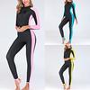 Women's Plus Swimsuit Long Sleeve Wetsuit Sun Protection Suit Jellyfish Suit