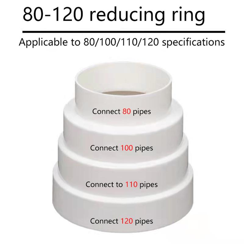 Воздуховод, мультиредуктор, экстрактор, соединитель трубы вентилятора, 80/100/110/120 мм для вентилятора, вентиляционный канал, труба, вытяжной канал, соединение