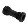 Bike Bottom Bracket Threaded Screw In Type Aluminium Alloy Bottom Bracket for Mountain Bike Black