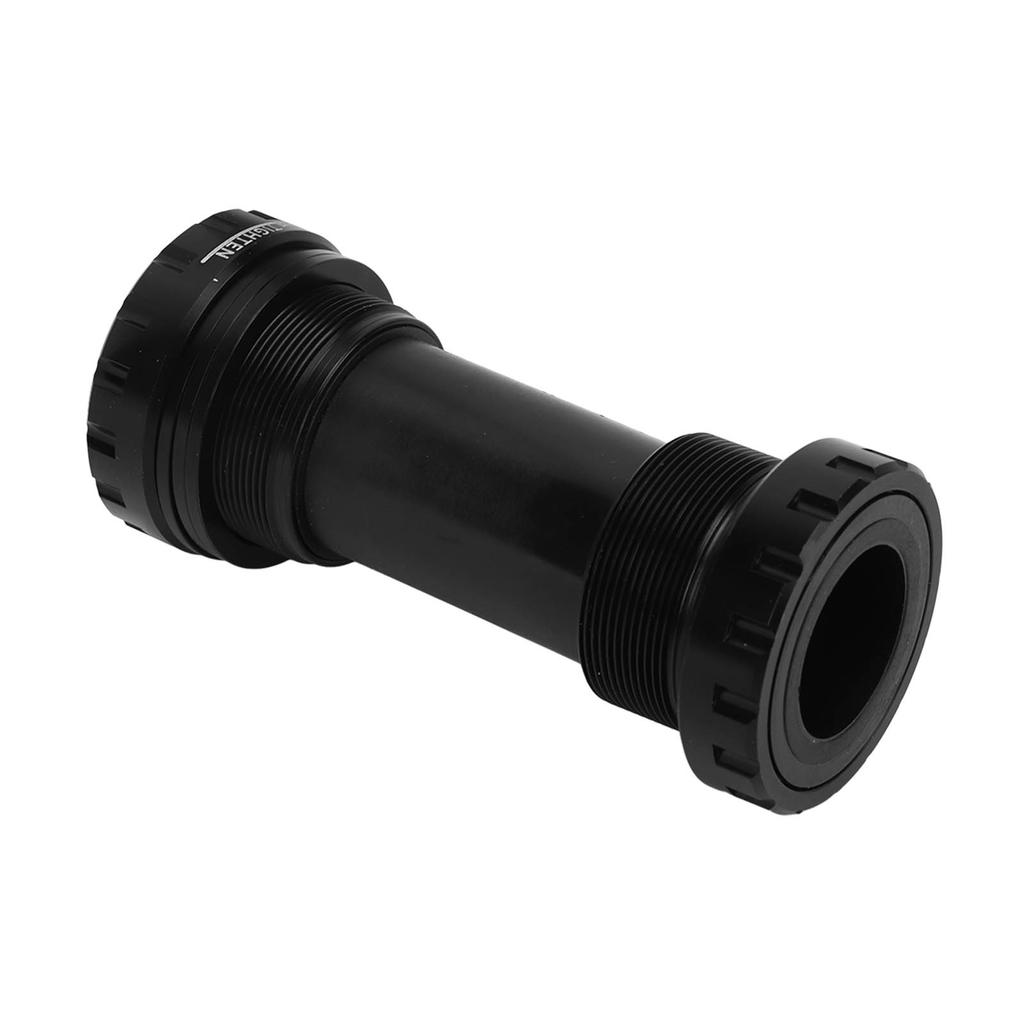 Bike Bottom Bracket Threaded Screw In Type Aluminium Alloy Bottom Bracket for Mountain Bike Black