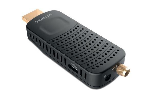 Tuner Decoder DVB-T2 HEVC H.265 Thomson THT82 Mini HDMI Stick