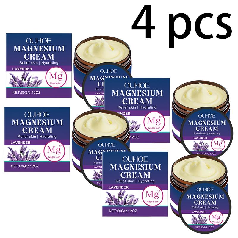 Успокаивающий магниевый крем для тела Снимает дискомфорт в суставах запястий и коленей Мягкие ингредиенты Ежедневный массажный уход