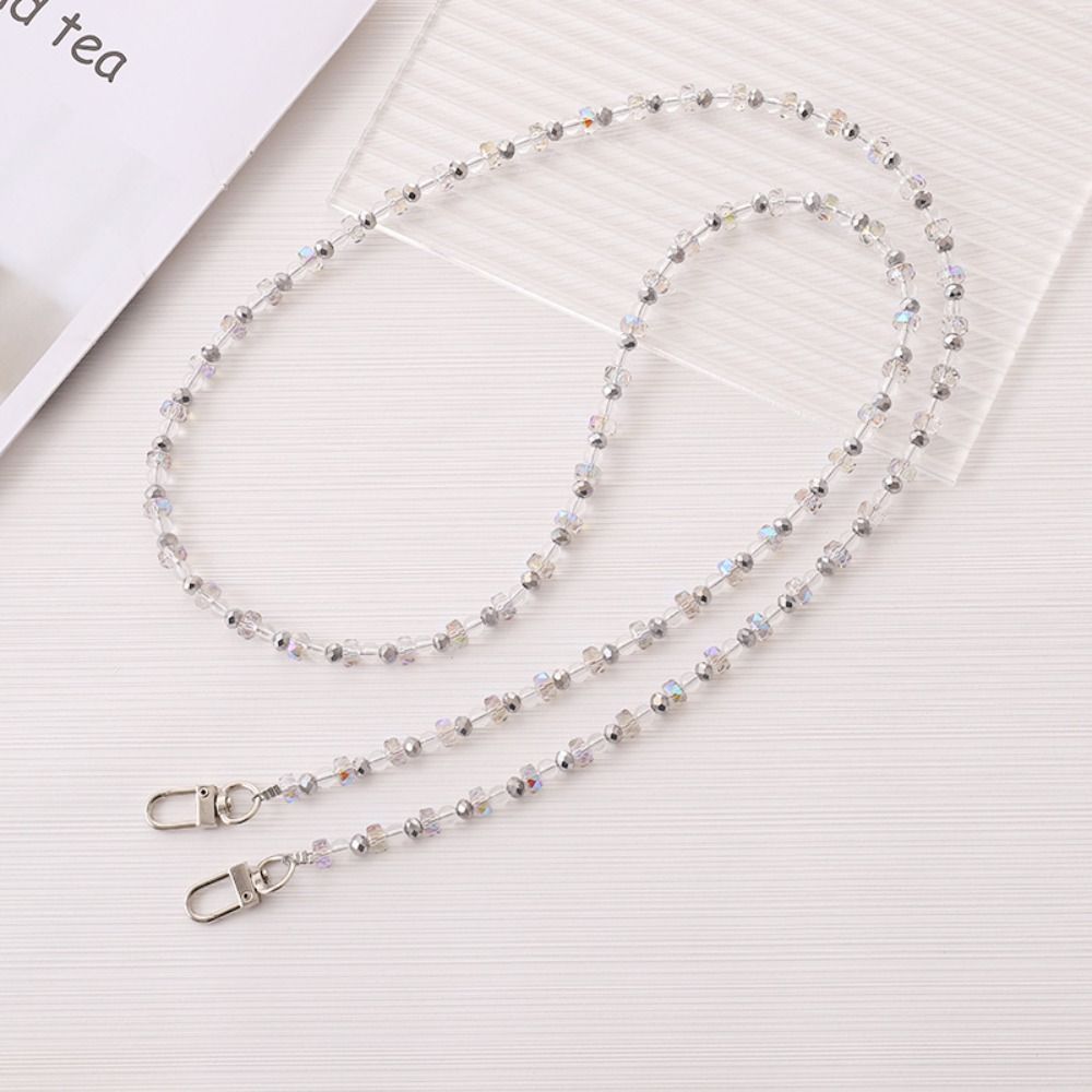 Цепочка-шнурок для телефона из жемчуга с бусинами, Универсальные ремешки-цепочки для чехла телефона, Аксессуары для телефона