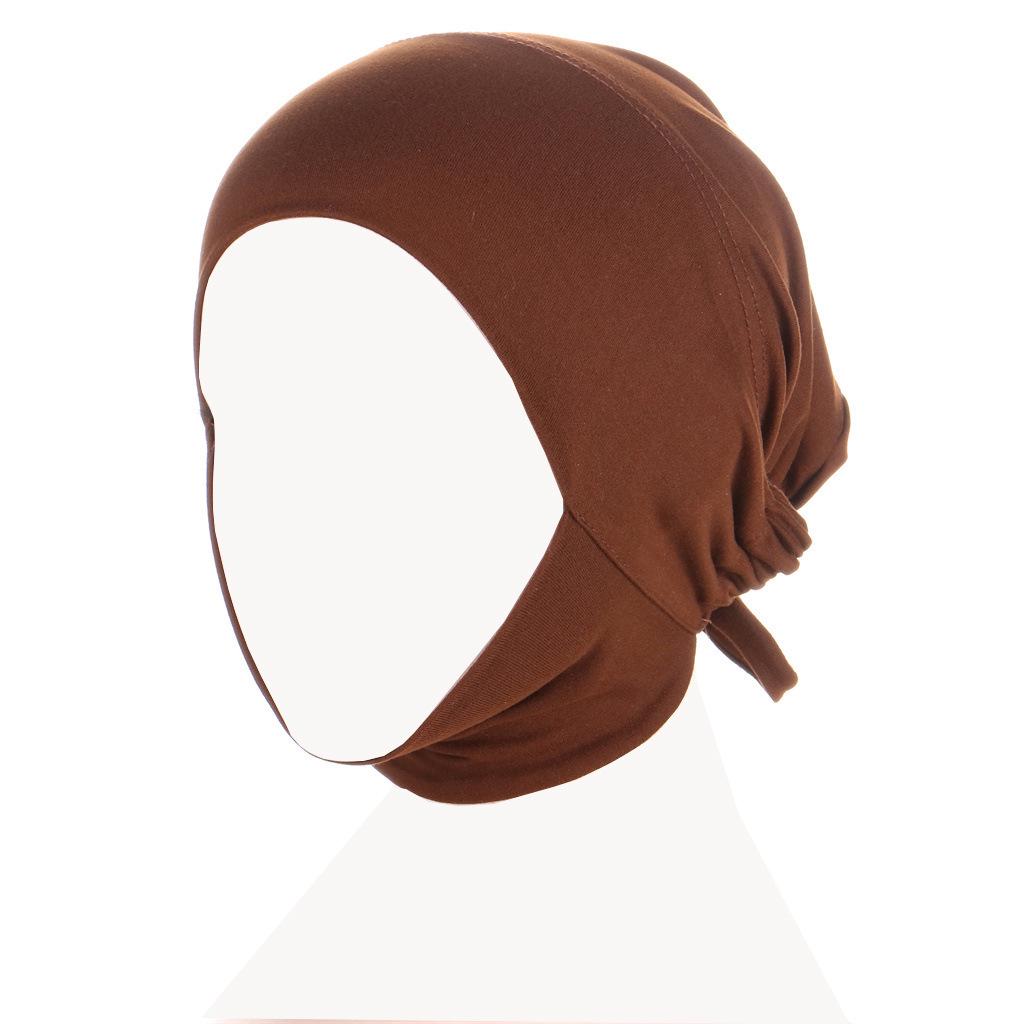 Многоцветная эластичная шапка-снуд из молочного шелка - Регулируемая маскировочная повязка на голову