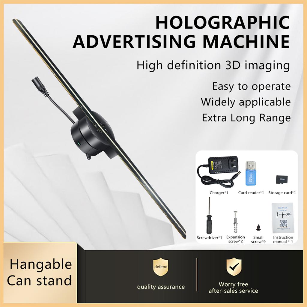 420mm Ultra-thin 3D Holographic Advertising Machine 3D Imaging Holographic Advertising Projector
