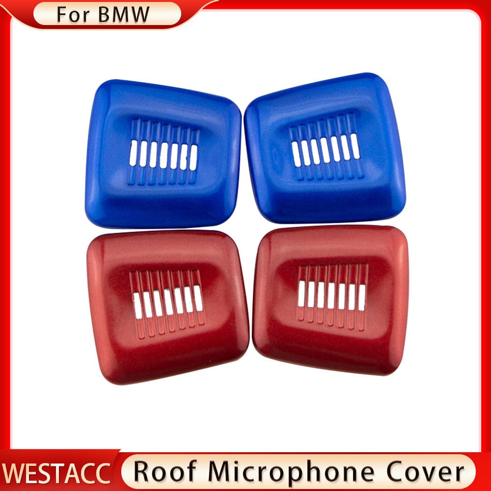 ABS хромированная крыша автомобиля, панель микрофона, декоративная крышка, наклейка для BMW X3 X4 G01 G02 2018 2022