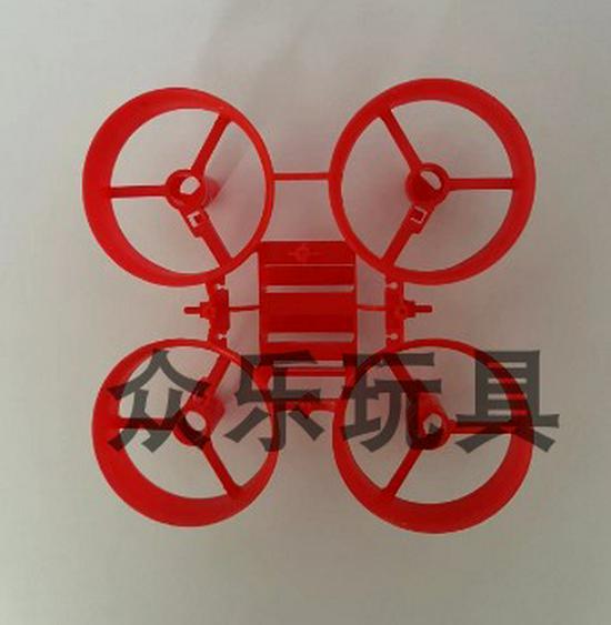 Мини-дрон JJRC H36 с дистанционным управлением: Квадрокоптер с оригинальным мотором, пропеллером и аксессуарами для рамы