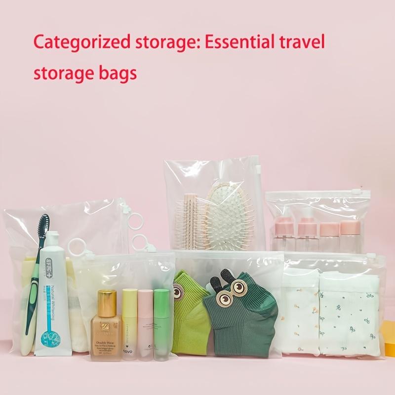10 шт. Дорожные сумки для хранения Многофункциональные сумки для хранения Косметички Дорожные сумки для туалетных принадлежностей Сумка на молнии для сортировки одежды Органайзеры