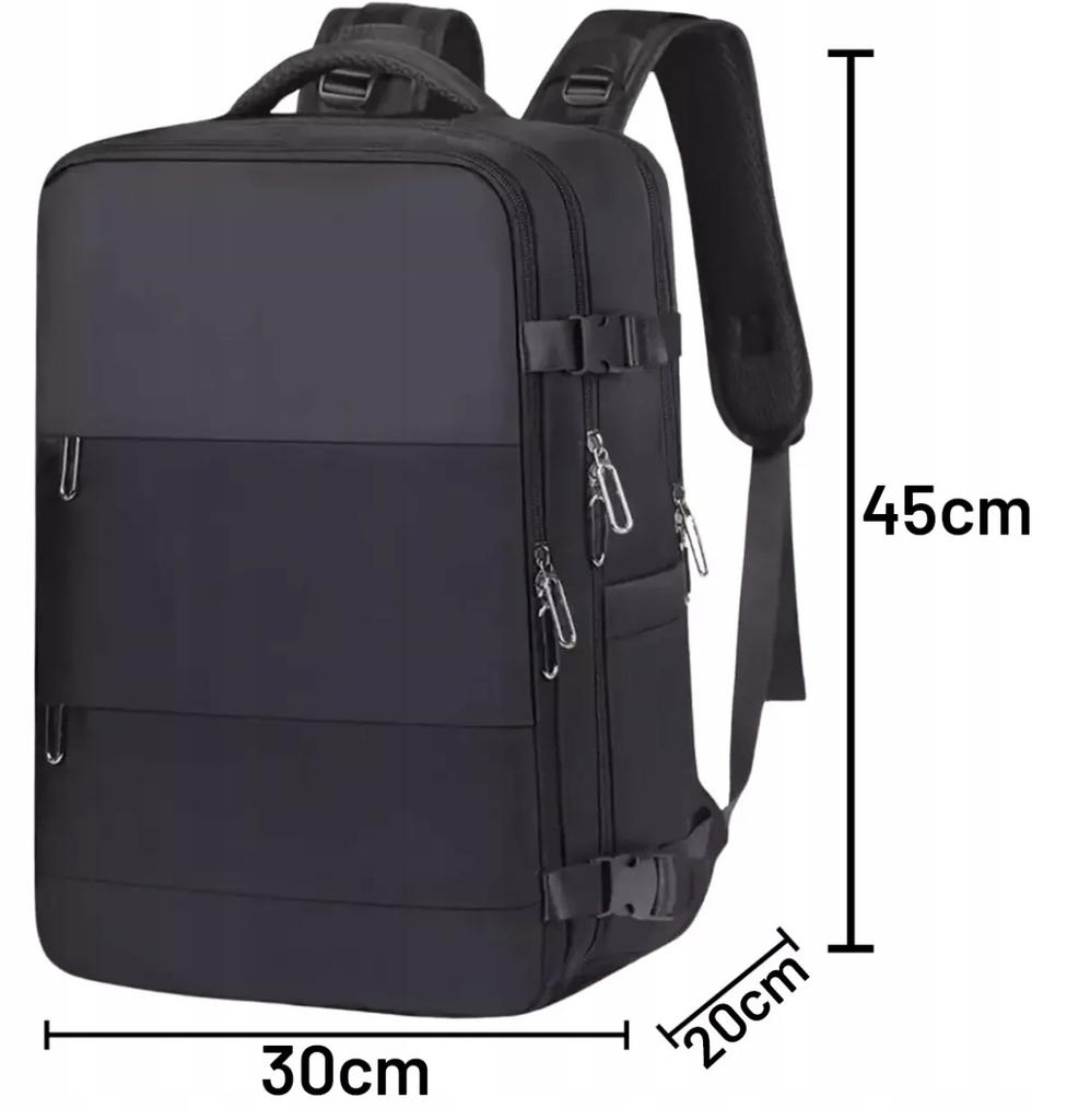 Backpack Hand Luggage for the plane 45x30x20 Wizzair Ryanair Cabin Strong