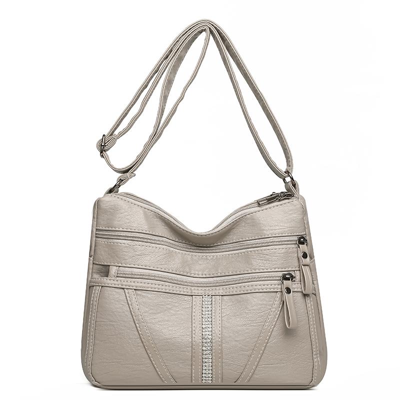 Женская сумка 2026 Тренд Сумки Леди Сумки через плечо Мягкая кожа Мода Универсальная сумка кроссбоди