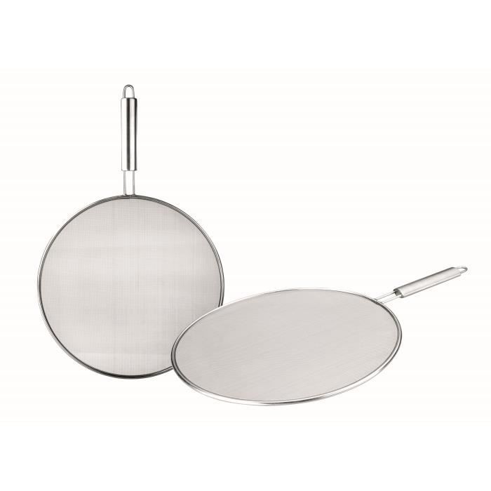 Couvercle anti-projection - IBILI - 704329 - Inox - Manche inox - Diamètre 29cm
