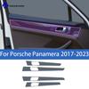 For Porsche Panamera 2017- Car interior center console protective sticker interior decorative strip TPU protective sticker