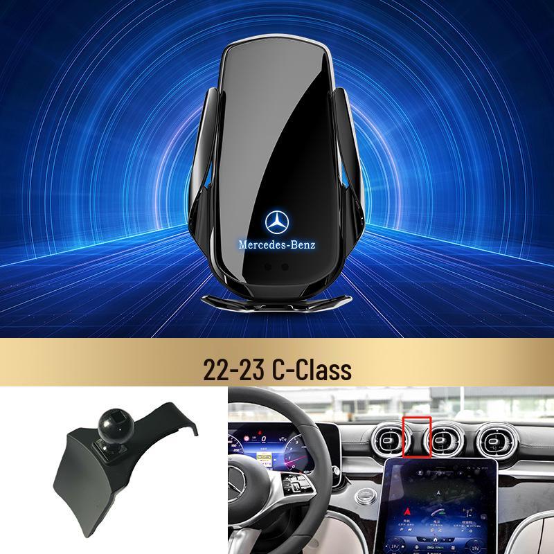 Беспроводной держатель для телефона с быстрой зарядкой Mercedes-Benz для C-Class/R-Class/S-Class/E-Class/GLK/B-Class