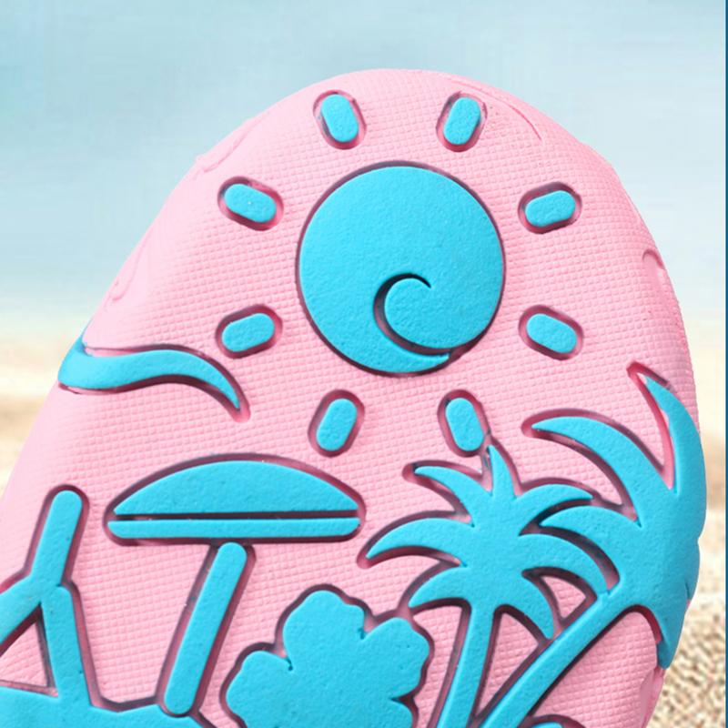 Детская водная обувь Детская аква-обувь Дренажные пляжные спортивные сандалии Быстросохнущие плавание босиком Кроссовки для катания на лодках, дайвинга и серфинга