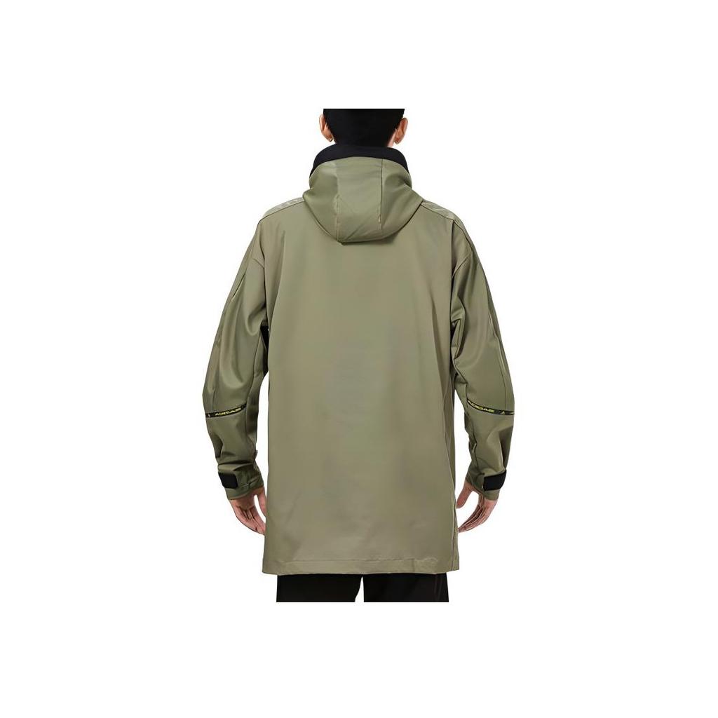 Adidas Multi-Pocket Hooded Jacket Men Outerwear Green H40229