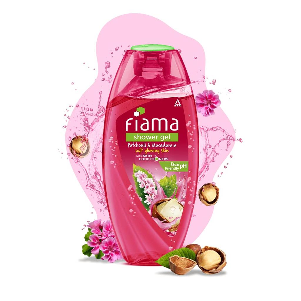 Гель для душа Fiama Body Wash Пачули и Макадамия 250 мл Упаковка из 1 шт. Мягкая сияющая кожа для женщин и мужчин
