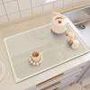 [Ultra-Absorbent Kitchen Mat] Ultra-Absorbent 1pc Minimalist Line Design Kitchen Drying Mat | Soft Rubber Backing, Perfect for Kitchen Countertop
