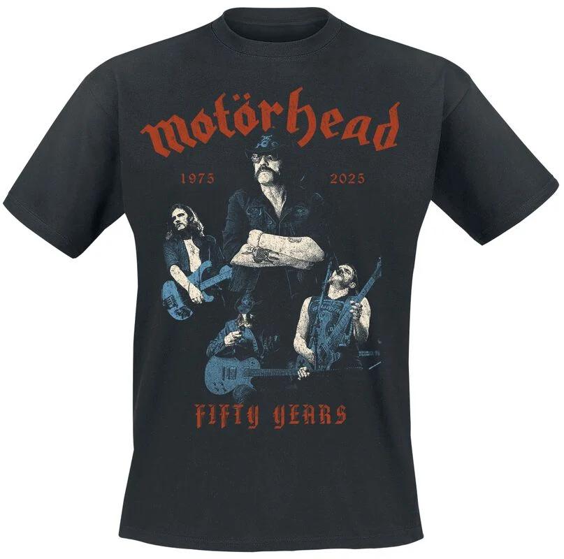 2026 50 Airbrush Warpig Motörhead T-ShirtUnisex Vintage Metal Rock Band Graphic Tee 100% Cotton Summer Streetwear Top
