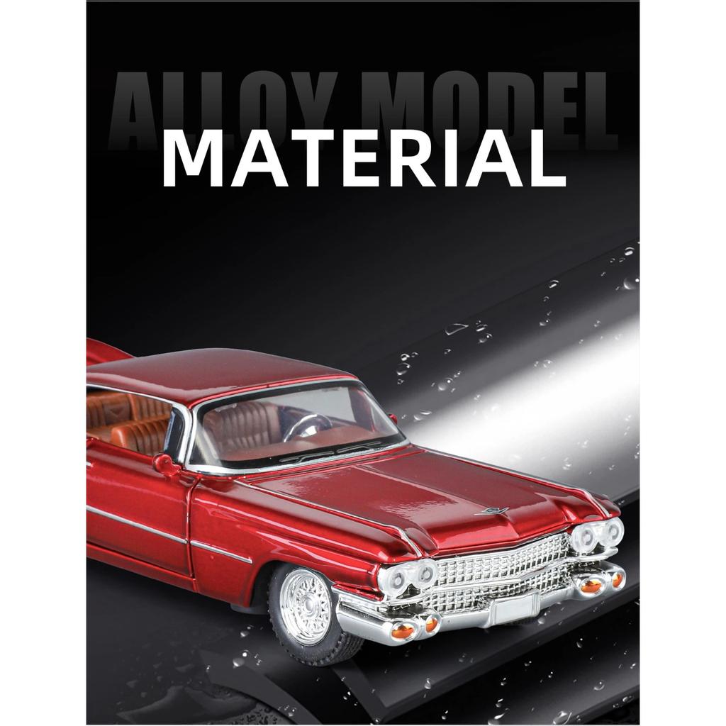 1/32 Cadillac Eldorado Biarritz Металлическая Модель Машинки Игрушка Литье под Давлением Металлическая Литье Звук и Свет Машинки Игрушки для Детей Транспортное Средство