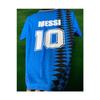 Афа Лионель Месси 10 Аргентина 1994 Аргентина Ретро изготовленный на заказ джерси с воротником Новый Синий L10