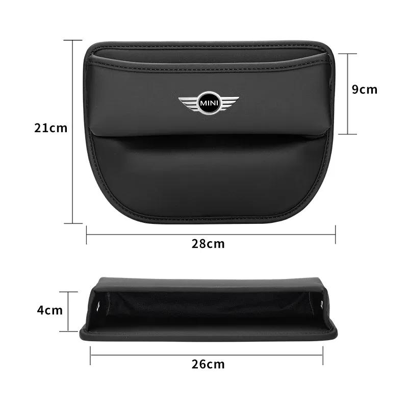 Car Organizer Box Car Seat Slit Gap Pocket Multifunctional Driver Seat Storage Holder for Mini Cooper S R50 R52 R53 R55 R56