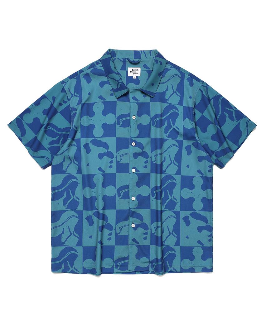 CAVISH Cadejo Printed Half Sleeve Shirt Blue(Cv2Dmuw323B)