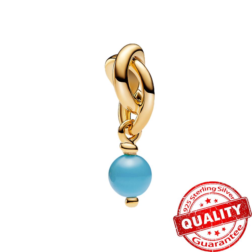 Медные бусины-морские звезды и подвеска-шарм в виде бабочки и стрекозы, подходят для браслета-змейки, бутикового ожерелья, синяя подвеска, подарок