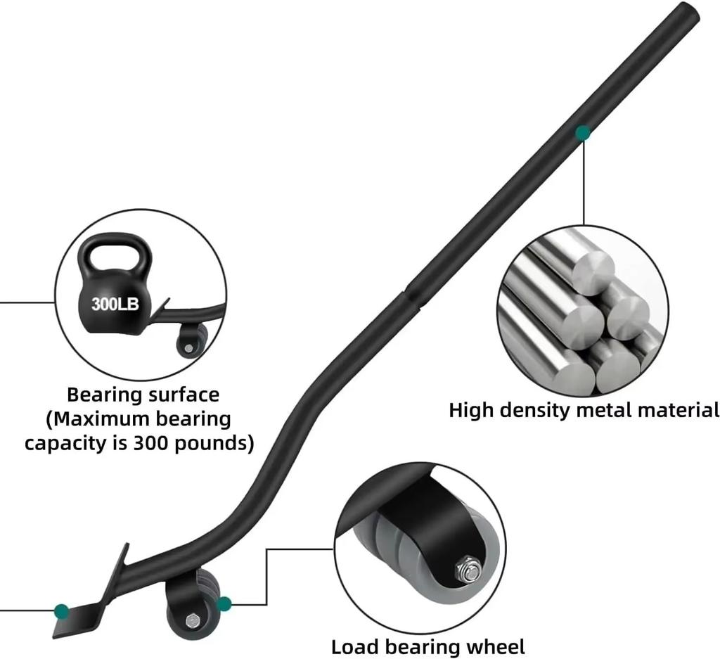 5-Wheel Heavy Furniture Mover Dolly Set with Lifter 360° Rotation Furniture Dollies Heavy Stuff Moving Tool Set