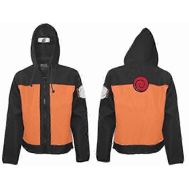 Худи на молнии с карманами Наруто Шиппуден Костюм аниме Наруто для мужчин, детей, мальчиков