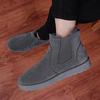 Chelsea Boots Men Shoes Ankle Boots Men Cow Suede Leather Boots For Men Trendy Autumn Shoes Bota Masculina 2019