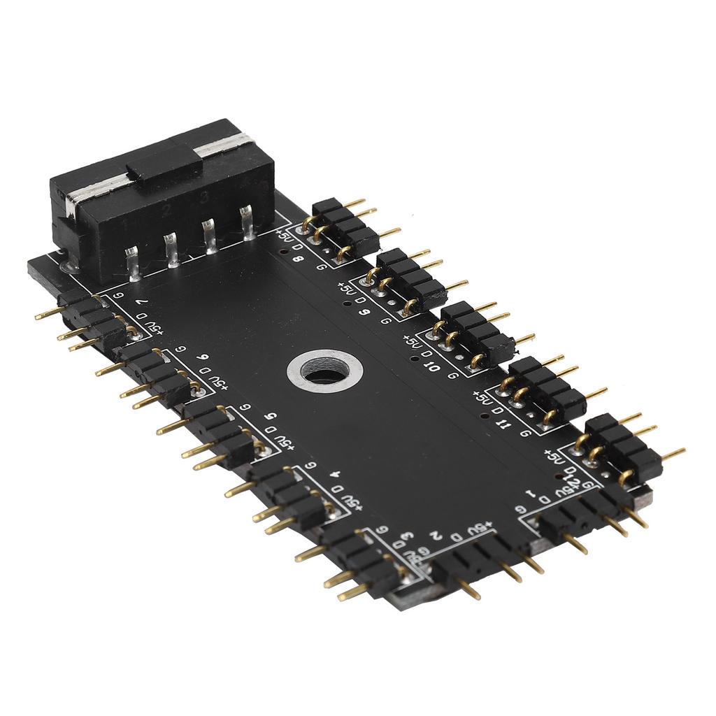 11-канальный разветвитель-концентратор 3PIN ARGB-интерфейс, удлинитель RGB-светодиодного устройства управления, аксессуары, интерфейс 5VIDE