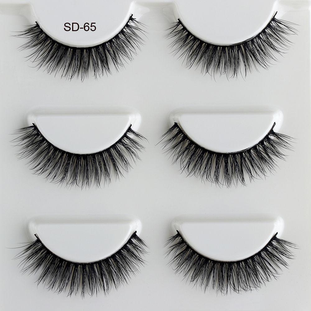 Модные толстые крестообразные грязные инструменты для наращивания ручной работы 3D шелковое волокно накладные ресницы натуральный макияж