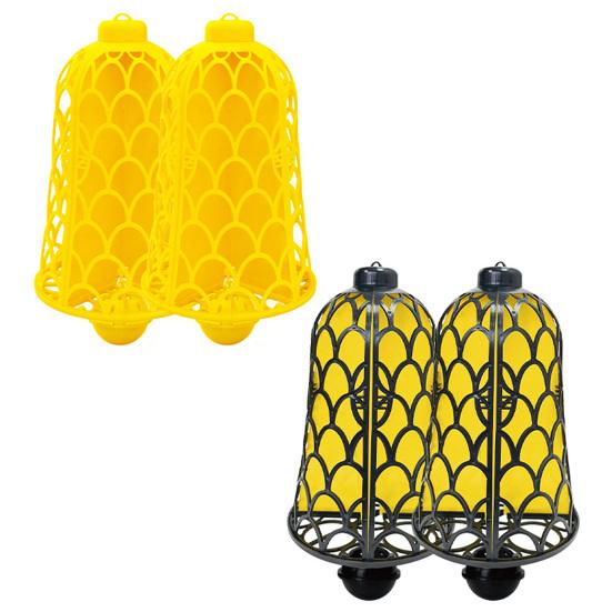 2 Sets Hanging Wasp Trap Sticky Fruit Fly Trap Outdoor Carpenter
