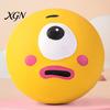 Kids Stress Relief Toy 3Pcs Cartoon Expression Ball Anxiety Relieving Squeaky Squeeze Fidget Office Focus Aid Hand Exercise Relaxation Sensory