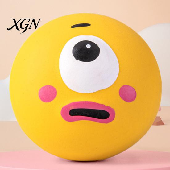 Kids Stress Relief Toy 3Pcs Cartoon Expression Ball Anxiety Relieving Squeaky Squeeze Fidget Office Focus Aid Hand Exercise Relaxation Sensory