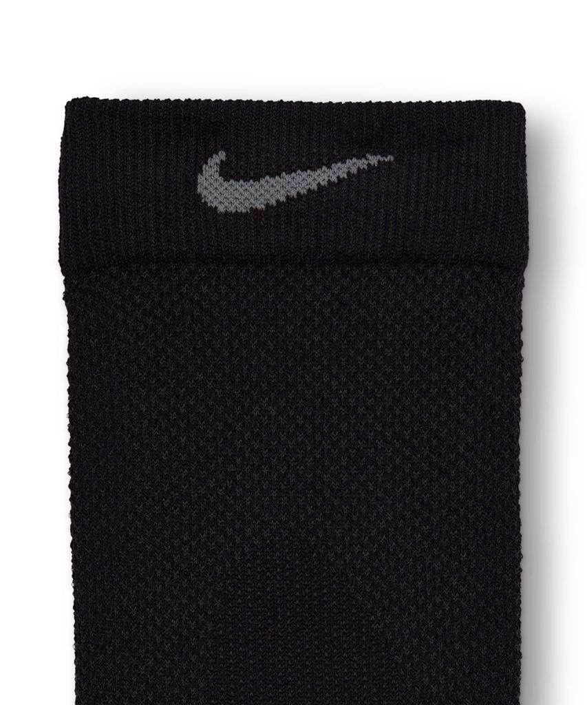 NIKE Running Lightweight Micro Crew Socks (1 Pair) - Black:Pure Platinum:Dark Smoke Grey:Smoke Grey / Ib6114-010