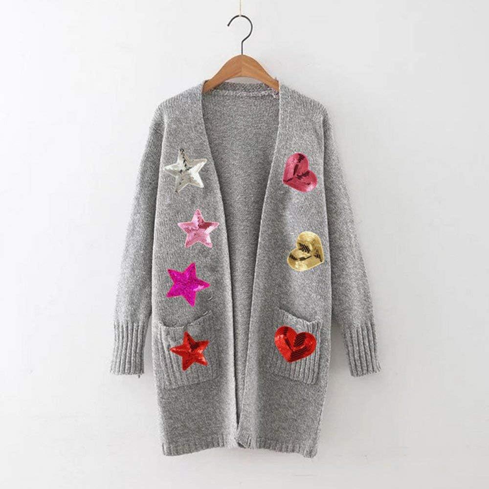 10 шт., блестящие пайетки в форме сердца, утюг на аппликации, вышитые нашивки для ремонта