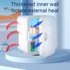 6L Mini Refrigerator Multifunctional Beverage Can Cooler Energy-saving Quiet Operation Portable Compact Desktop Fridge