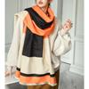 New Retro Fashion Imitation Cashmere Scarf For Women In Winter, Thickened And Warm Neck, Dual Purpose Shawl Exterior