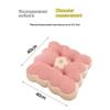 New Solid Color Simple Biscuit Comfortable Cushion Round Waist Protection Cushion Office Seat Square Breathable Cushion Gift
